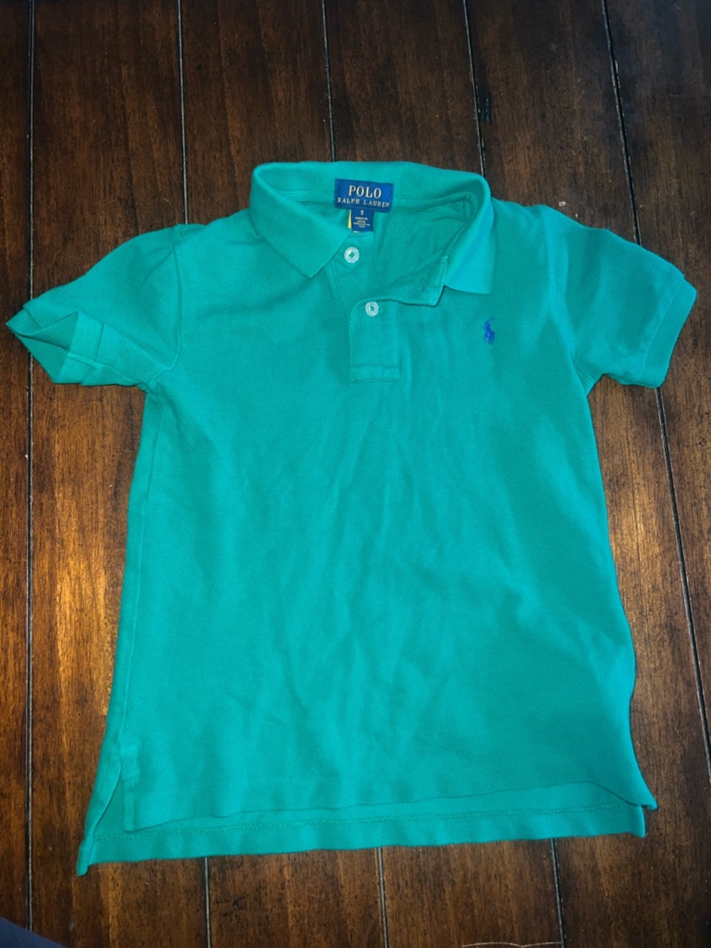 🎉🎉 5 for $20🎉🎉Polo by Ralph Lauren Kids Teal Green Short Sleeve Polo